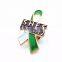 Promotional gifts custom 3d silver enamel metal lapel pin
