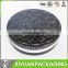 230mm diameter Wholesale food grade recycle flat round cute chocolate cookie tin box can