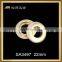 22mm Round Shape Bag Accessories Brush Gold Eyelet With Grommet