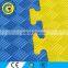 Yellow&Blue Five Strips 1MX1M Tatam Foam Taekwondo Mat