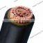 High tension copper conductor double PVC sheath single core unarmored cable underground power cable for sale