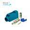 Fakra Z Crimp Jack Female Connector Waterblue/5021 Neutral Coding for RG58 LMR200 Cable
