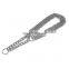 Adjustable chrome three-row chain pet collar dog collar