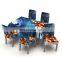 Christmas trees home decoration  blue wedding decoration universal  back chair covers swag