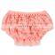 Toddler Peach Lace Bloomer Toddlers Diaper Cover Wholesale Baby Ruffle Bloomers