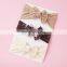 3pcs/set Print Flower Baby Headband Girls Hair Accessories Super Soft Turban Bow Elastic Hair band Baby Princess Kids Headbands