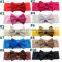 4Inches Baby Girl velvet Bows Headband Kids Solid Lace Hairband 10Colors