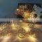 YIWO Holiday Decoration Christmas Led Light Silver Metal Ball Shaped String Lights Golden Fairy Lights For Home Party Decoration