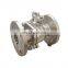 Factory Customized DIN ANSI JIS stranard 4 inch flanged stainless steel ball valve