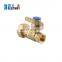 Lockable Brass Ball Valve With mechanical Handle