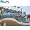 Rocky balcony laminated safety glass railing with spigot