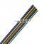 CE rohs PVC wire AWM 1007 24AWG 20AWG 10P 8P rainbow cable flat ribbon wire