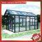 outdoor metal alu aluminum sunroom,garden glass sun house room project,excellent aluminium framework,super durable!