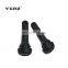 Wholesale black rubber aluminium alloy brass core snap in stem schrader tr414 tubeless tyre valve