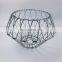 Wholesale Metal Wire Basket Home Decoration Kitchen Chicken Egg Snack Storage Basket Bathroom