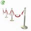 China rope stand stainless steel railing stands crowd control barriers