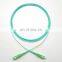 FTTH sm 9/125 scapc 3.5m auqa optic jumper 1.6mm 2.0mm 3.0mm G657A2 white sc simplex fiber patch cord