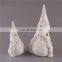 unpainted white Santa Claus ceramic Christmas decoration ornament