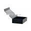 Wholesale in stock packaging small black folding magnetic lid gift box for small business