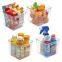 Plastic Storage Bins Clear Pantry Organizer Box Bin Containers for Organizing Kitchen Fridge, Food, Snack Pantry Cabinet, Fruit, Vegetables