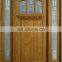 Modern house main wooden wholesale price villa entri fiberglass front design hardwood exterior solid front entry door