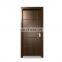 new design walnut wood front door single leaf flush door