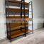 Metal book shelf Northern Europe Style simple design DIY Multifunction  storage Shelves  OEM Size