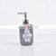 Skymoving New Design Ceramic Liquid Soap Lotion Dispenser with plastic pump
