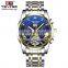 TEVISE T9005F Luxury Man Wristwatch Stainless Steel Automatic Mechanical Men Business Calendar Watch