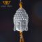 Handmade Crystal Religious Kwan Yin Buddha Head Car Hanging Pendant