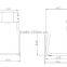 primary school furniture classroom desk and chair TC-C02+TC-Z02-L