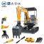 CE EPA factory price micro digger hydraulic backhoe mini excavator 1ton 1.5ton 1.8ton 2ton 2.5ton