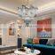 HUAYI High quality Crystal Lamp Indoor Hotel Decoration Customized Crystal Chandeliers Pendant Lights