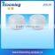 Double wall transparent cosmetic jars plastic