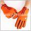 Wholesale Waterproof orange neoprene fabric with touchscreen fingers outdoor sport diving protective glove