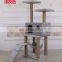 Chinese manufacturer cheap price low moq High Quality Big  Cat Scratching Post Cat Scrather Tree and Tower