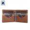 Vintage Style Look Matching Stitching Chairman Lining Material Genuine Leather Wallet for Women