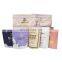 Zip lock flat bottom soap package plastic pouches aluminum foil 135g 500g toilet soap bar packaging stand up doypack bag