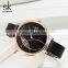 SHENGKE 2021 Unisex Watchs Eye Shape Turntable Hand Watchs Trendy Quartz Wrist Watch K0091L