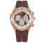 High Quality promotional auto date rose gold custom logo women sports diamond cheap chronograph watch