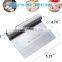 Pastry Scraper Dough Cutter Chopper Stainless Steel, Mirror Polished with Measuring Scale Multipurpose Pizza Cutter
