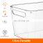 Amazon Hot Sell Save Space Clear Plastic Large Storage Basket Organizer Bins for Refrigerator Pantry Kitchen