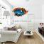 38 Inch Removable wall art sticker 3D Night Boat Wall Decals Wall Hole