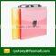 Hot selling expanding handle plastic bulk pockets folder with snap button