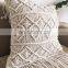 Hot Sale Handmade Knitted Cushion Macrame Pillow Cover Cheap WHolesale