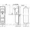 Flei brand High Safty ROHS zinc Plated Metal Locks
