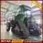 Tractor modification with triangular track and semi chain track has strong off-road performance