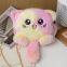 19Cute bag Cat Animal bag Children's shoulder crossbody bag Colorful multi-color school bag