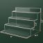 4 Tiers Cupcakes Acrylic Shelves Display Stand, Acrylic Risers for Funko POP Clear Acrylic Stand Holder for Figures Toys