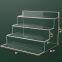 4 Tiers Cupcakes Acrylic Shelves Display Stand, Acrylic Risers for Funko POP Clear Acrylic Stand Holder for Figures Toys